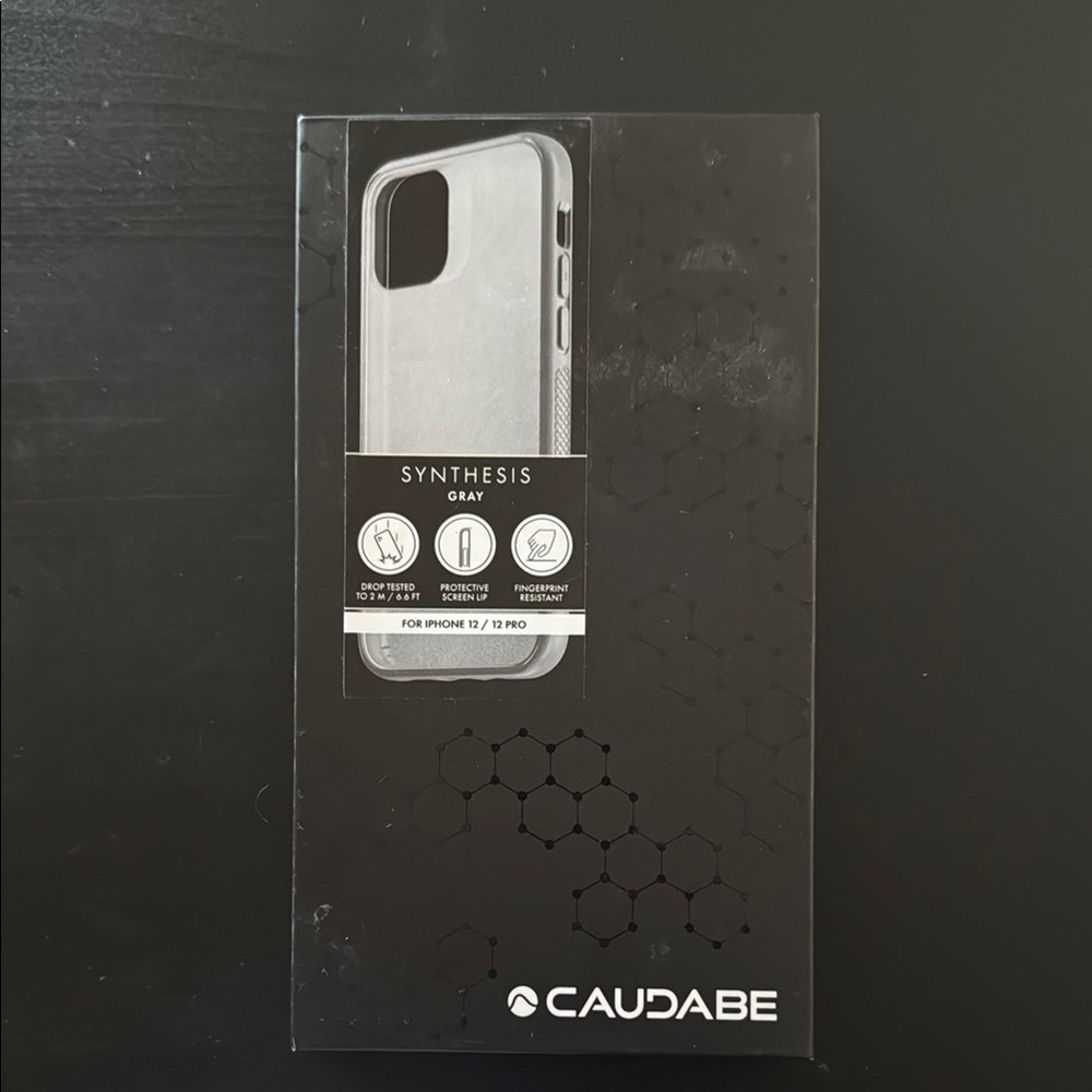 Caudabe Synthesis Gray Case for iPhone 12/12 Pro